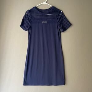 Michael Kors sz XS mesh shift jersey shirt dress‎